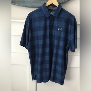 Under Armour Men's Blue Polo Golf Shirt XL